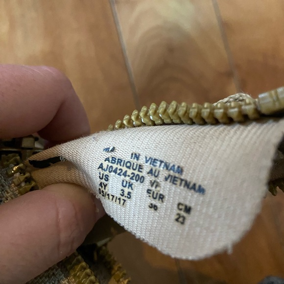 Nike Youth Kids Size 4Y SF Air Force 1 Mid Mushroom Sneakers AJ0424-200 - Picture 8 of 8